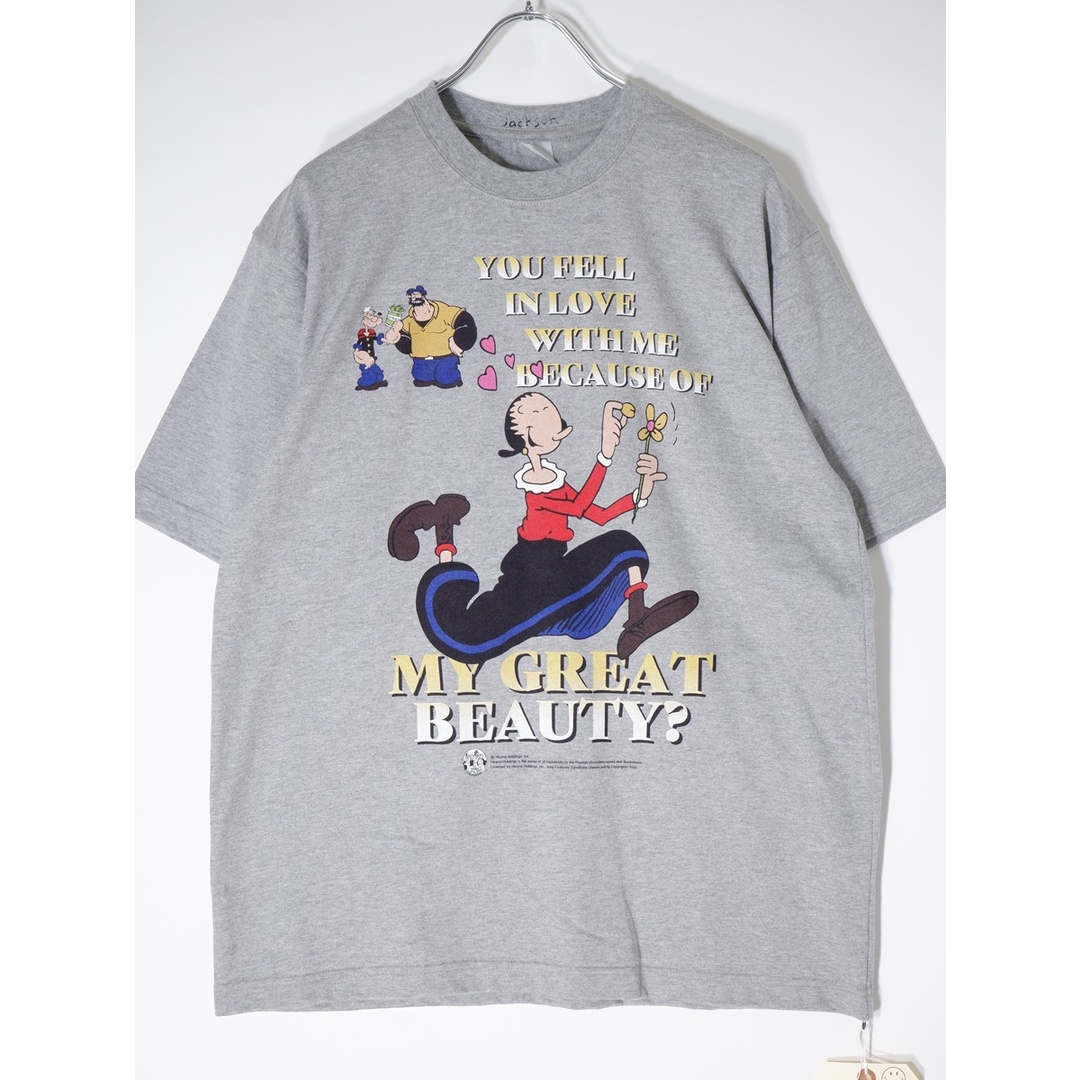 ジャクソンマティスJACKSON MATISSE 2021AW POPEYE OLIVE ポパイTシャツ新品【MTSA66324】