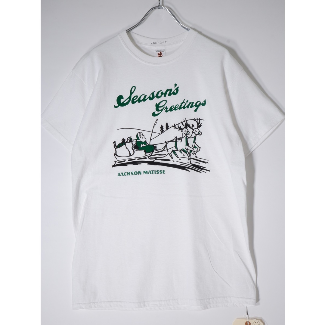 ジャクソンマティスJACKSON MATISSE 2021AW ×PALOMA SIGNS 「Season's Greetings」Tシャツ新品【MTSA66480】