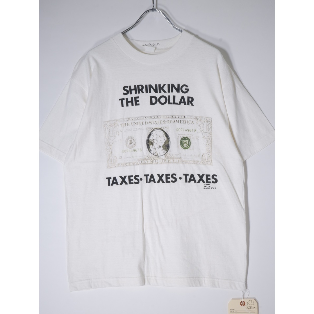 ジャクソンマティスJACKSON MATISSE 2021AW SHRINKING THE DOLLAR Tシャツ新品【MTSA66344】