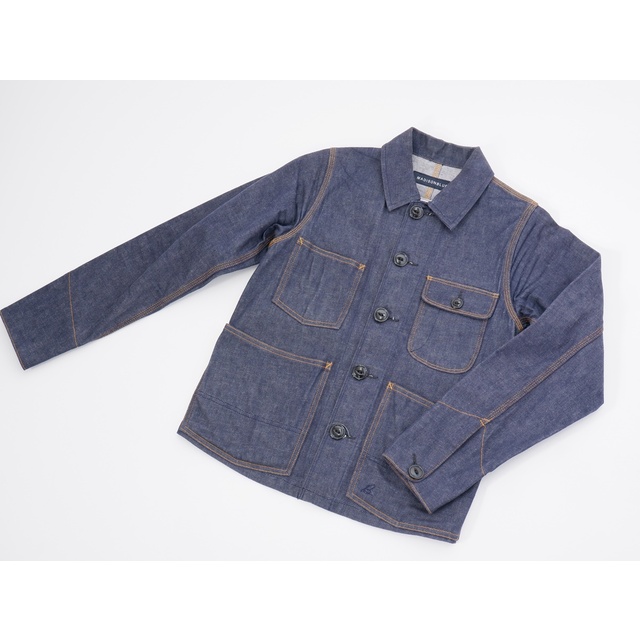 MADISON BLUEマディソンブルー SHORT COVERALL DENIMショートデニムカバーオールジャケット【LJKA67102】