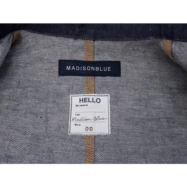 MADISON BLUEマディソンブルー SHORT COVERALL DENIMショートデニムカバーオールジャケット【LJKA67102】