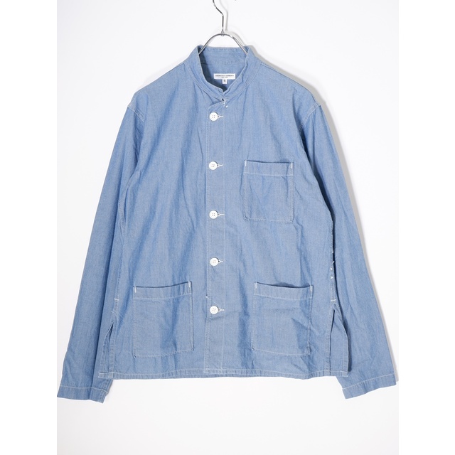 Engineered Garments(エンジニアードガーメンツ)のEngineered Garmentsエンジニアードガーメンツ Dayton Shirt - Cone Chambrayバンドカラーシャンブレーシャツジャケット【MSHA67247】 メンズのトップス(その他)の商品写真