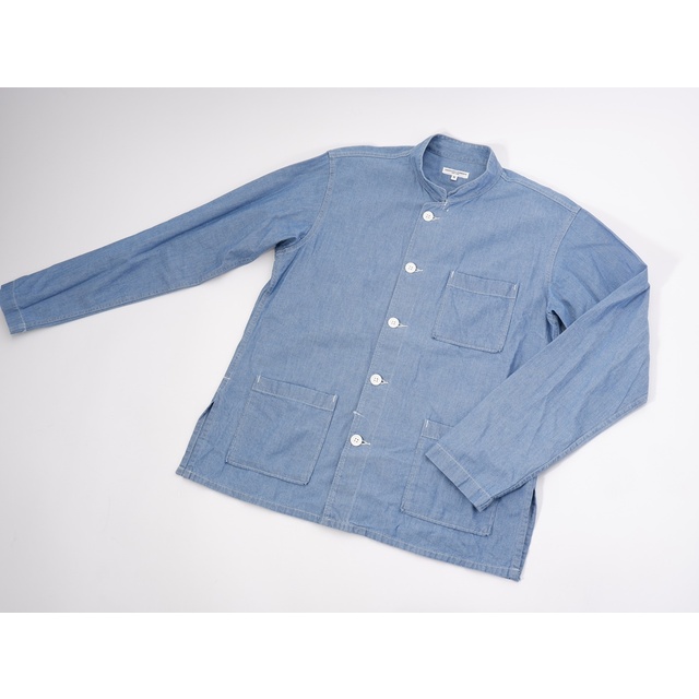 Engineered Garments(エンジニアードガーメンツ)のEngineered Garmentsエンジニアードガーメンツ Dayton Shirt - Cone Chambrayバンドカラーシャンブレーシャツジャケット【MSHA67247】 メンズのトップス(その他)の商品写真