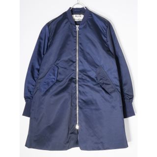 アクネ(ACNE)のAcne Studiosアクネストゥディオズ ECLIPSE SHINE PAW15 ロングMA-1型フライトジャケットコート【LCTA67114】(その他)