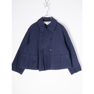 コムデギャルソン(COMME des GARCONS)のコムコムCOMME des GARCONSコムデギャルソン 特殊加工コットン ワイドシルエットショートコートジャケット【LJKA67232】(その他)