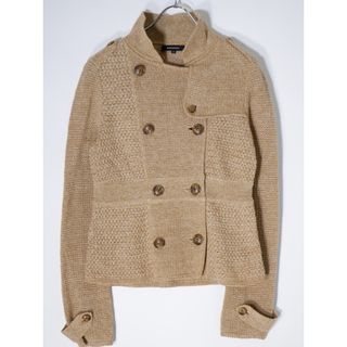 バーバリー(BURBERRY)のBURBERRYバーバリー ファーストライン リネンコットンニット編みデザインジャケット【LKNA67523】(ニット/セーター)