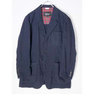 コムデギャルソン(COMME des GARCONS)のCOMME des GARCONS HOMME DEUXコムデギャルソンオムドゥ シアサッカー調ウールリネン 裏地タータンチェック3Bジャケット【MJKA67495】(その他)