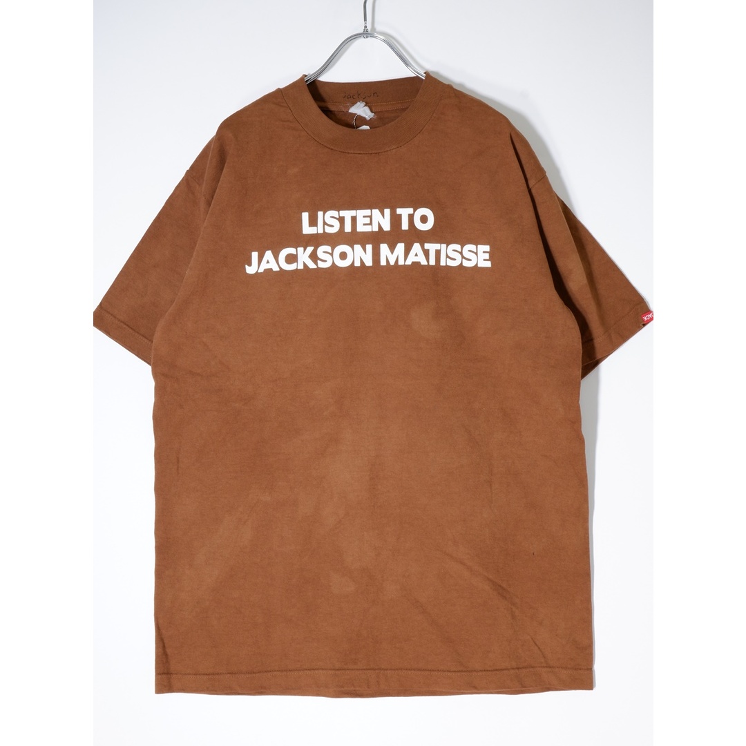 ジャクソンマティスJACKSON MATISSE 2020SS LISTEN TO JACKSON MATISSE Tシャツ新品【MTSA67720】