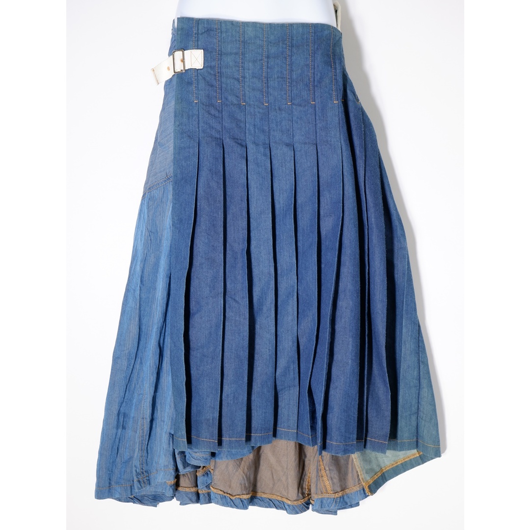 tricot COMME des GARCONSトリココムデギャルソン 2018SS シャンブレーデニム ラッププリーツスカート【LSKA67683】 | フリマアプリ ラクマ