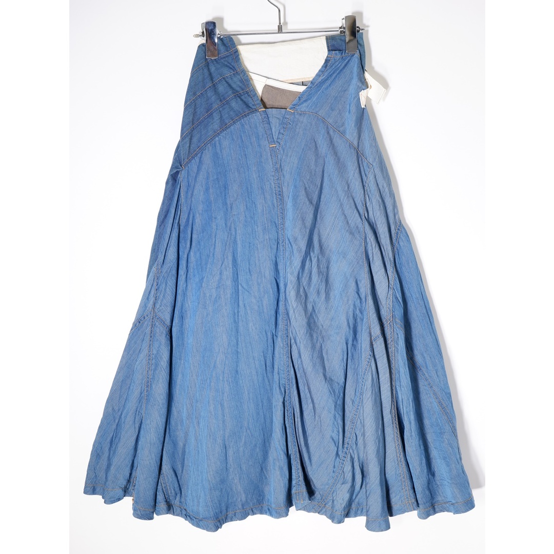 tricot COMME des GARCONSトリココムデギャルソン 2018SS シャンブレーデニム ラッププリーツスカート【LSKA67683】 tricot COMME des GARCONSトリココムデギャルソン 2018SS シャンブレーデニム ラッププリーツスカート【LSKA67683】