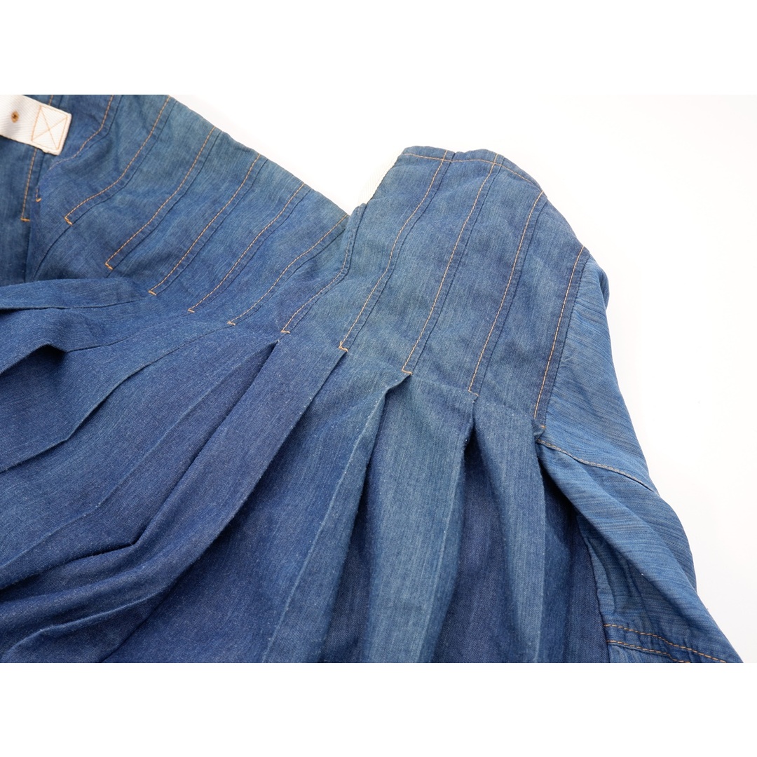 tricot COMME des GARCONSトリココムデギャルソン 2018SS シャンブレーデニム ラッププリーツスカート【LSKA67683】 tricot COMME des GARCONSトリココムデギャルソン 2018SS シャンブレーデニム ラッププリーツスカート【LSKA67683】