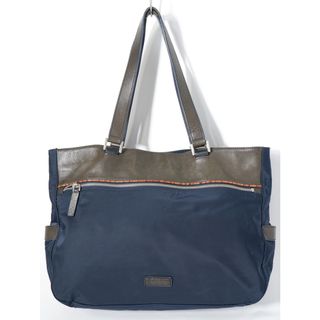 ポールスミス(Paul Smith)のPAUL SMITHポールスミス ZIP SIGNATURE TOTE BAGナイロンレザービジネストートバッグ【MBGA67772】(その他)