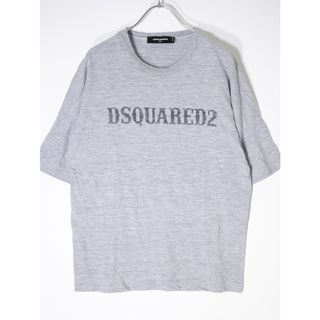 ディースクエアードDSQUARED2 国内正規品2018半袖サマーニット ロゴTシャツ【LKNA67918】(ニット/セーター)