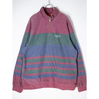 シュプリーム(Supreme)のSUPREMEシュプリーム 2016SS Print Stripe Half Zip Sweatボーダーハーフジップスウェット【MTSA68175】(その他)