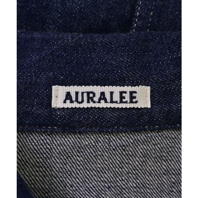 AURALEE(オーラリー)のAURALEE オーラリー デニムジャケット 4(M位) インディゴ(デニム) 【古着】【中古】 メンズのジャケット/アウター(Gジャン/デニムジャケット)の商品写真