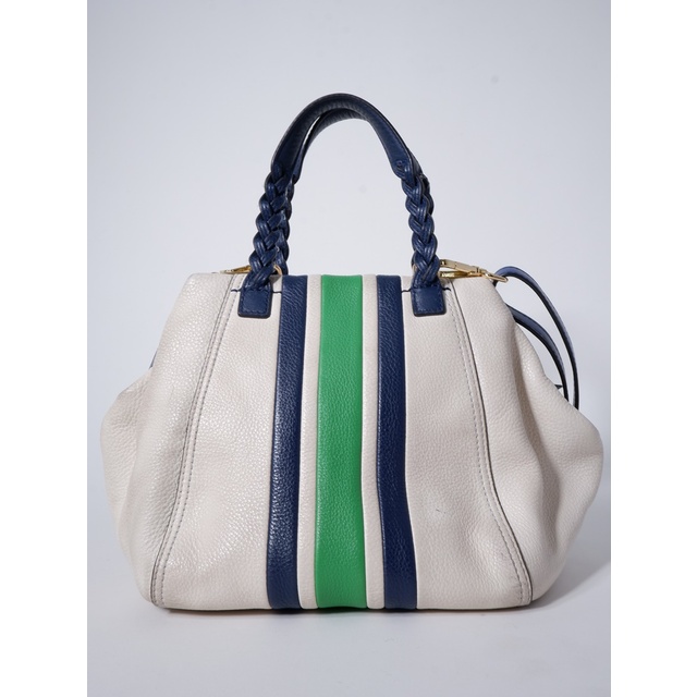 トリーバーチTORY BURCH HALF MOON STRIPE SMALL SATCHELハーフムーン ストライプスモール サッチェル2wayハンドバッグ【LBGA68113】