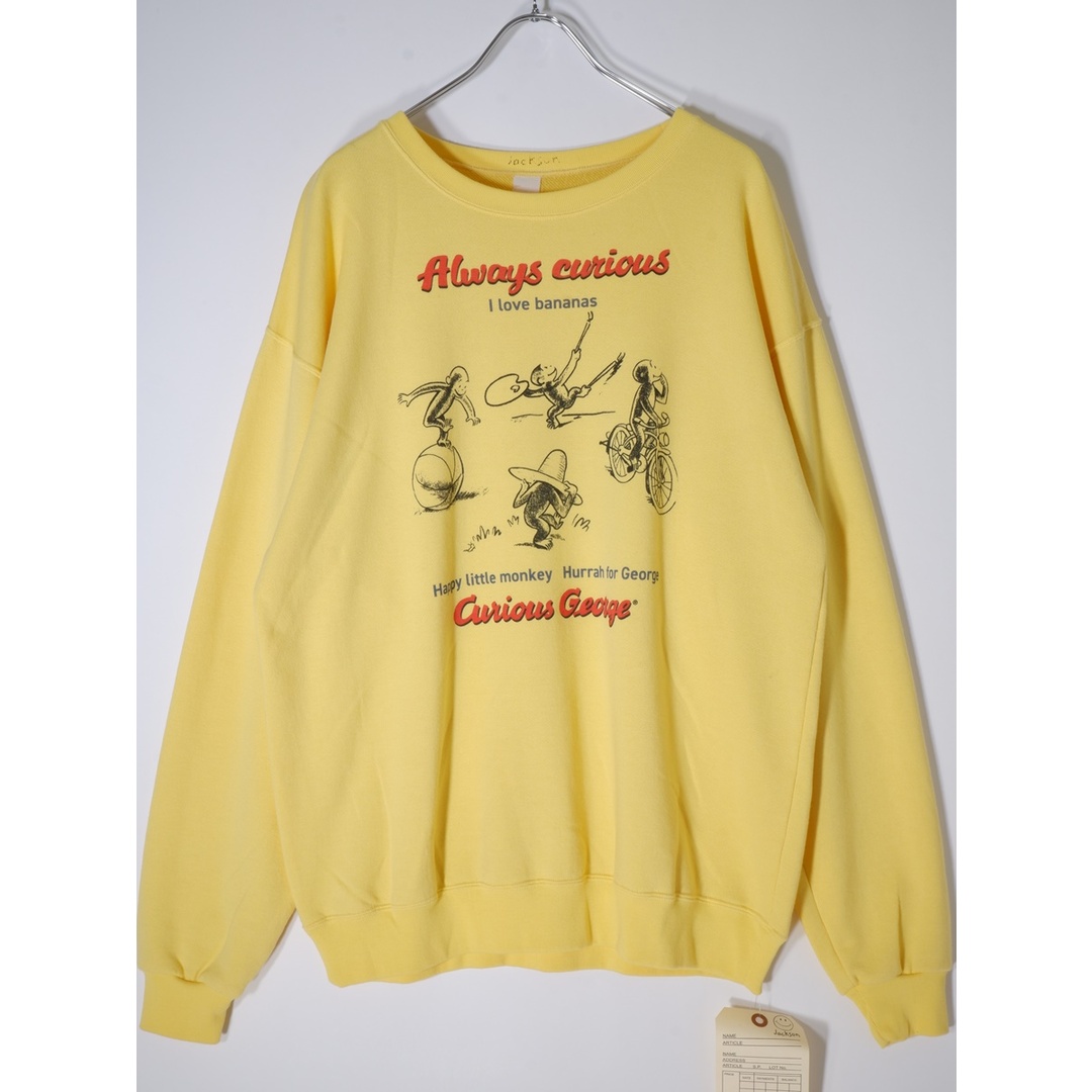 ジャクソンマティスJACKSON MATISSE 2022SS Curious George Sweat Always curiousおさるのジョージ  スウェット新品【MTSA68502】 | フリマアプリ ラクマ