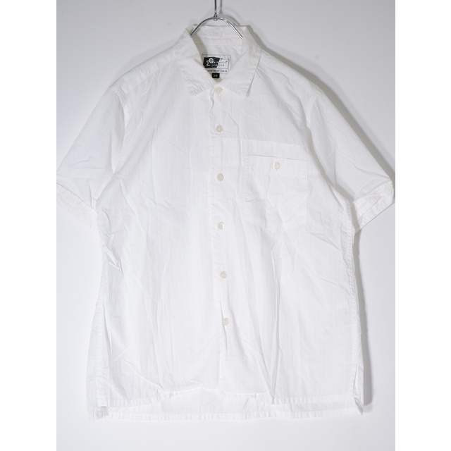 Engineered Garments(エンジニアードガーメンツ)のENGINEERED GARMENTSエンジニアードガーメンツ S/S Camp Shirtストライプ織り半袖キャンプシャツ【MSHA68540】 メンズのトップス(その他)の商品写真