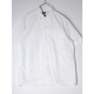 エンジニアードガーメンツ(Engineered Garments)のENGINEERED GARMENTSエンジニアードガーメンツ S/S Camp Shirtストライプ織り半袖キャンプシャツ【MSHA68540】(その他)