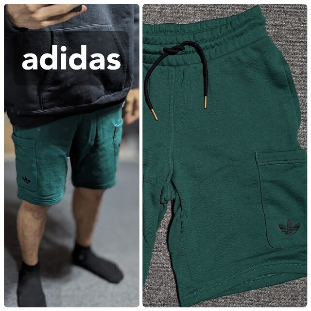 adidas 未使用adidasハーフパンツショートパンツカーゴパンツメンズグリーンの通販 by Start☆design|アディダスならラクマ 新品 adidas アディダス ハーフパンツ カーゴパンツ ショートパンツ