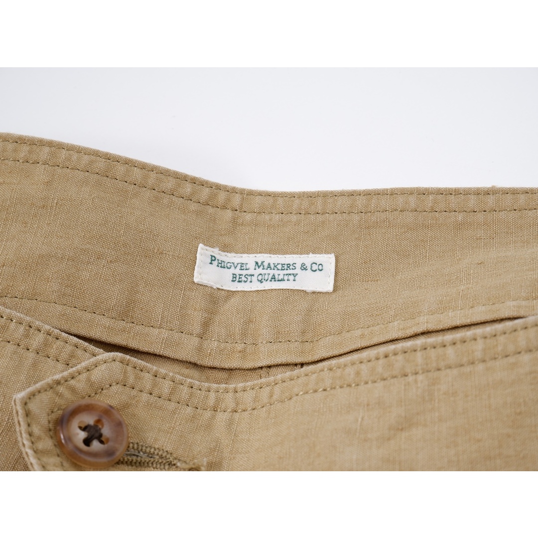 PHIGVEL(フィグベル)のPHIGVEL MAKERS & Co.フィグベル LINEN 2TUCK TROUSERSリネン2タックトラウザーズ パンツ【MPTA68585】 メンズのパンツ(その他)の商品写真