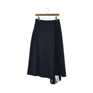 クロエ(Chloe)のChloe クロエ ロング・マキシ丈スカート 38(S位) 紺 【古着】【中古】(ロングスカート)