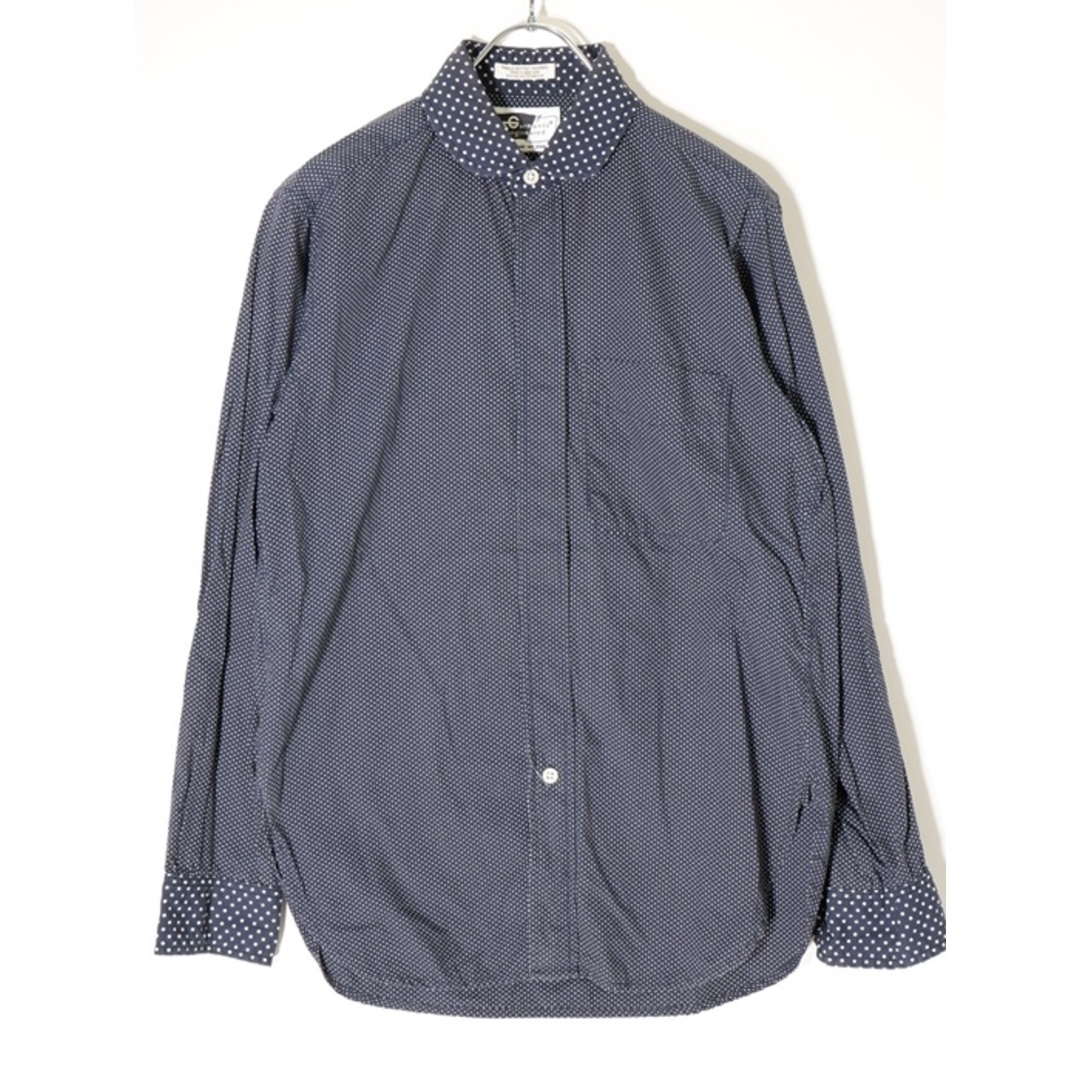 ENGINEERED GARMENTS エンジニアードガーメンツ Rounded Collar Shirt Polka Dotラウンドカラーポルカドットシャツ【MSHA68748】