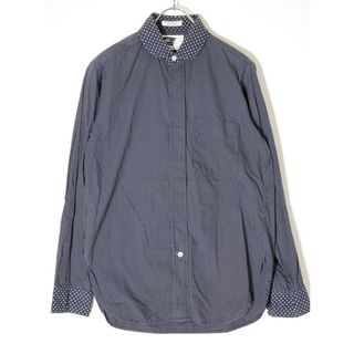 エンジニアードガーメンツ(Engineered Garments)のENGINEERED GARMENTS エンジニアードガーメンツ Rounded Collar Shirt Polka Dotラウンドカラーポルカドットシャツ【MSHA68748】(その他)