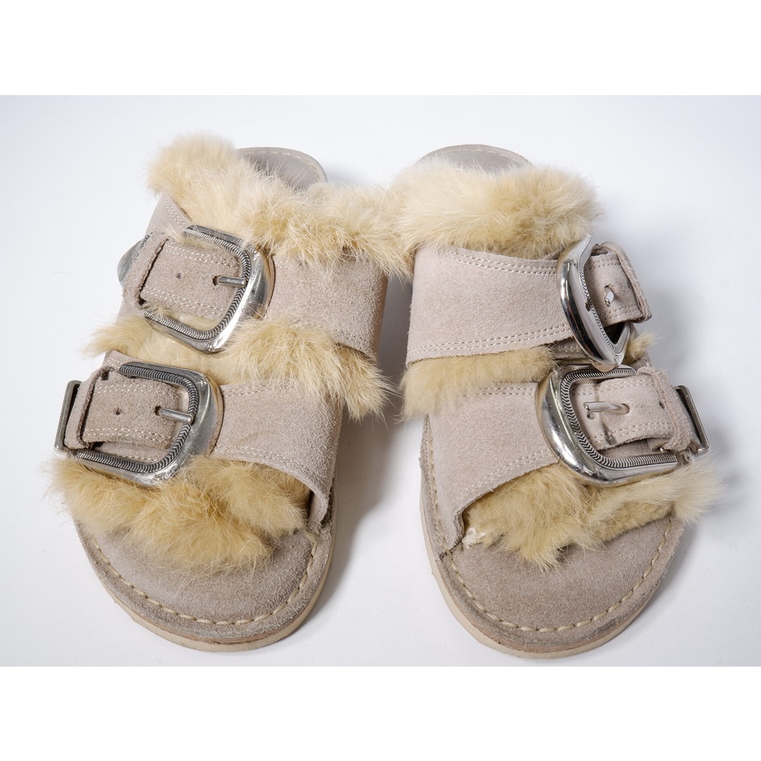 CAMINANDO DOUBLE STRAP FUR SANDAL アパルトモン