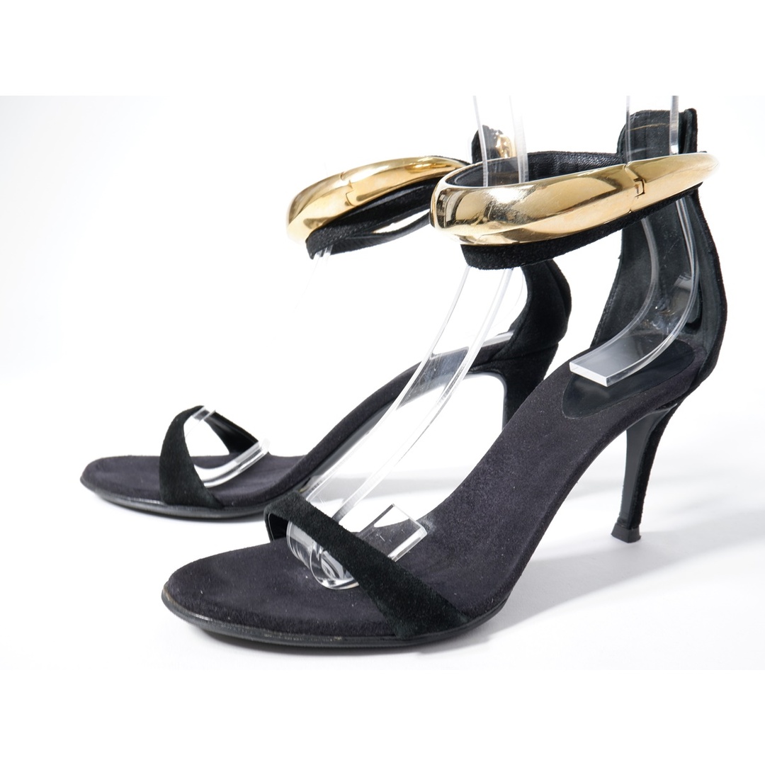 GIUSEPPE ZANOTTIジュゼッペザノッティ L'Appartementアパルトモン購入GOLD ANKLE HEEL SANDALゴールドアンクル ヒールサンダル パンプス【LFWA68774】