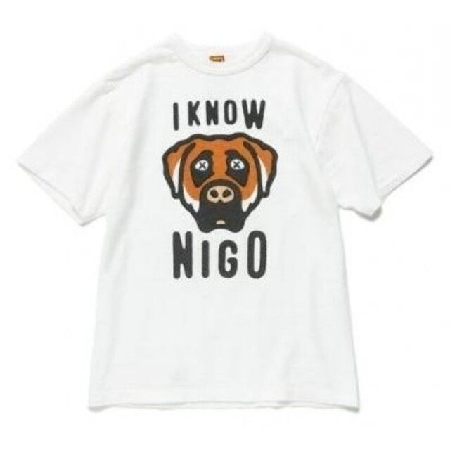 XXL HUMAN MADE I KNOW NIGO KAWS T-SHIRT