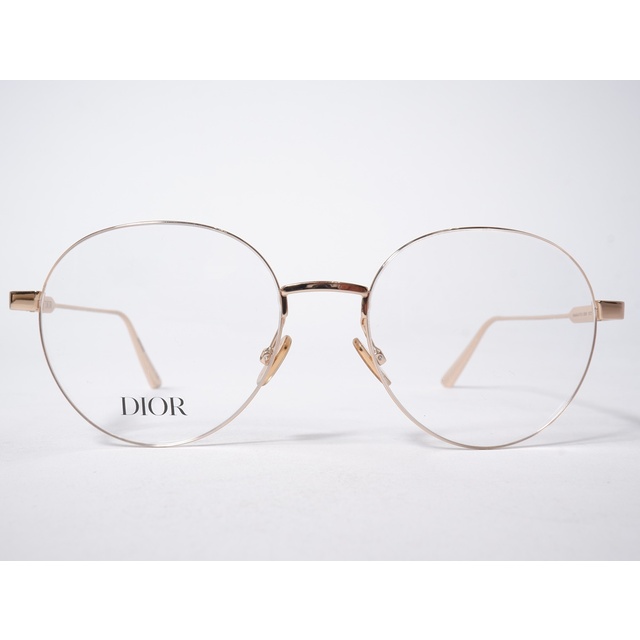 DIORディオール MUSE de Deuxieme Classe購入2021 CD50034U-52010 010 GOLD frame メガネ(R1U E000)【LEWA69146】