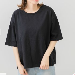 サニーレーベル(Sonny Label)のUSAコットンBIGT-SHIRTS【ブラック】新品タグ付き(Tシャツ(半袖/袖なし))