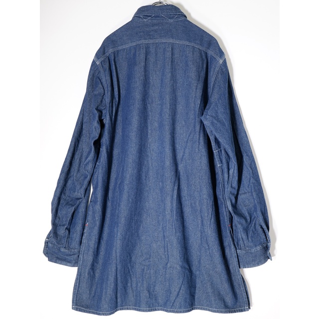 Engineered Garments(エンジニアードガーメンツ)のENGINEERED GARMENTS エンジニアードガーメンツ BEAMS PLUS別注 DENIM WORK LONG SHIRTデニムワークロングシャツ【MSHA69334】 メンズのトップス(その他)の商品写真