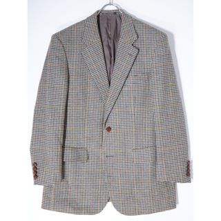 バーバリー(BURBERRY)のBURBERRY LONDONバーバリーロンドン 高級羊毛ウール 千鳥格子柄ツイードジャケット【MJKA69365】(その他)