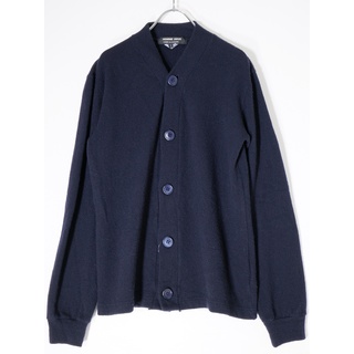 コムデギャルソン(COMME des GARCONS)のCOMME des GARCONS HOMME DEUXコムデギャルソンオムドゥ 染色加工ウールニット 歪みボタンカーディガン【MKNA69463】(ニット/セーター)