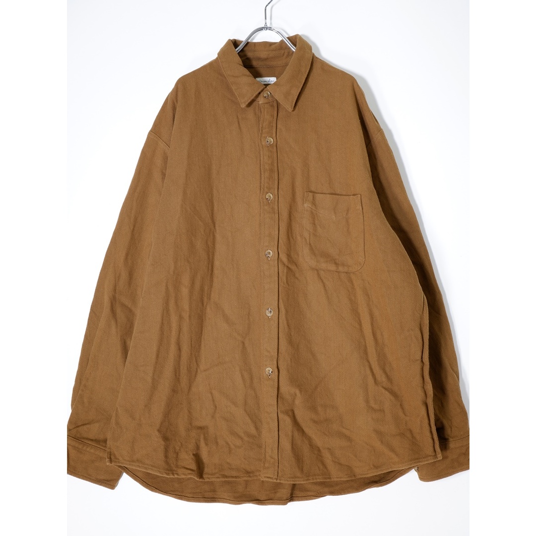 スティーブンアランSTEVEN ALAN 2019AW 10s TWILL REGULAR COLLAR SHIRT-LOOSE/シャツ(ヘビーコットンツイル)【MSHA69563】