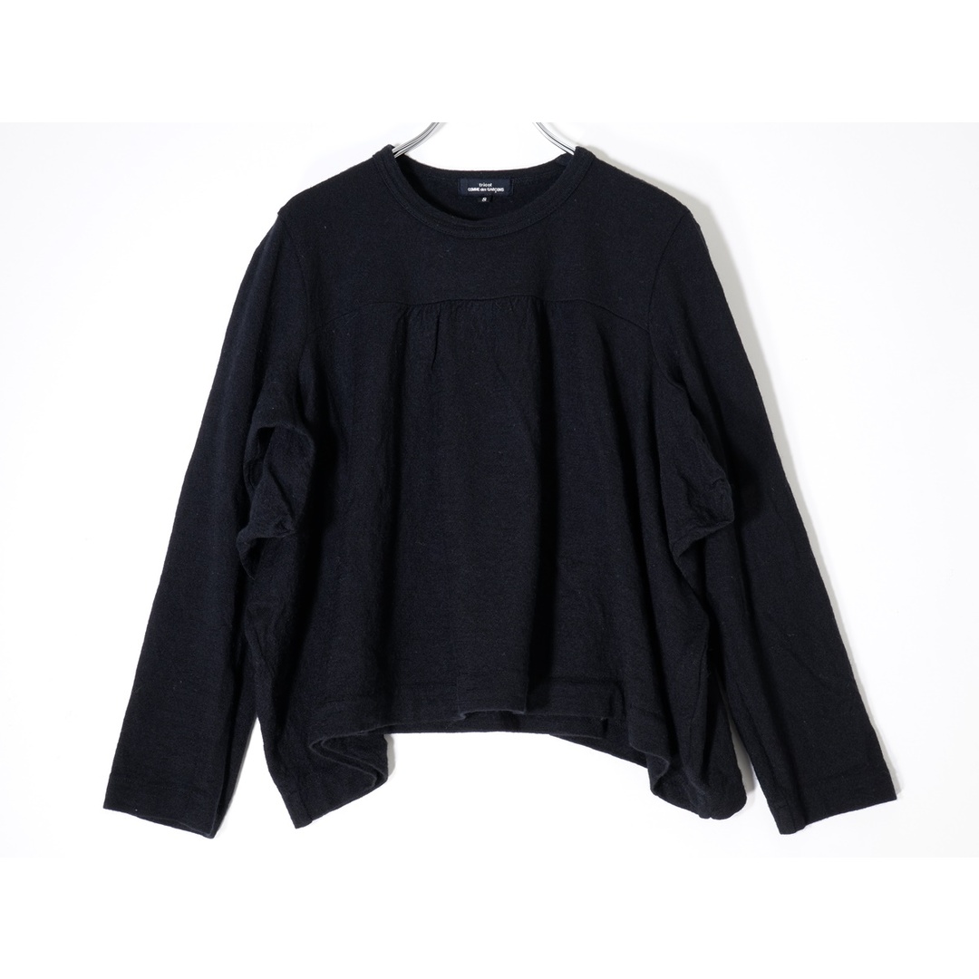 tricot COMME des GARCONSトリココムデギャルソン 縮絨ウール変形プル ...