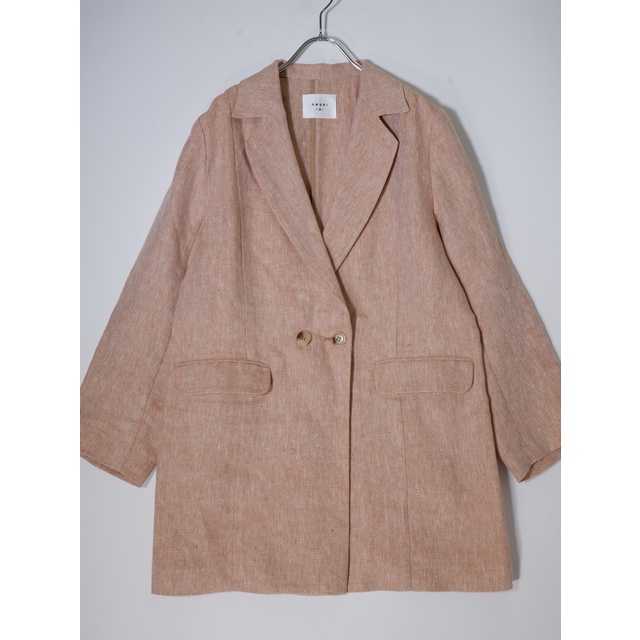 Ameri VINTAGEアメリ ヴィンテージ 2022SS RUSTIC LINEN JACKETリネンロングジャケット【M】【LJKA69620】