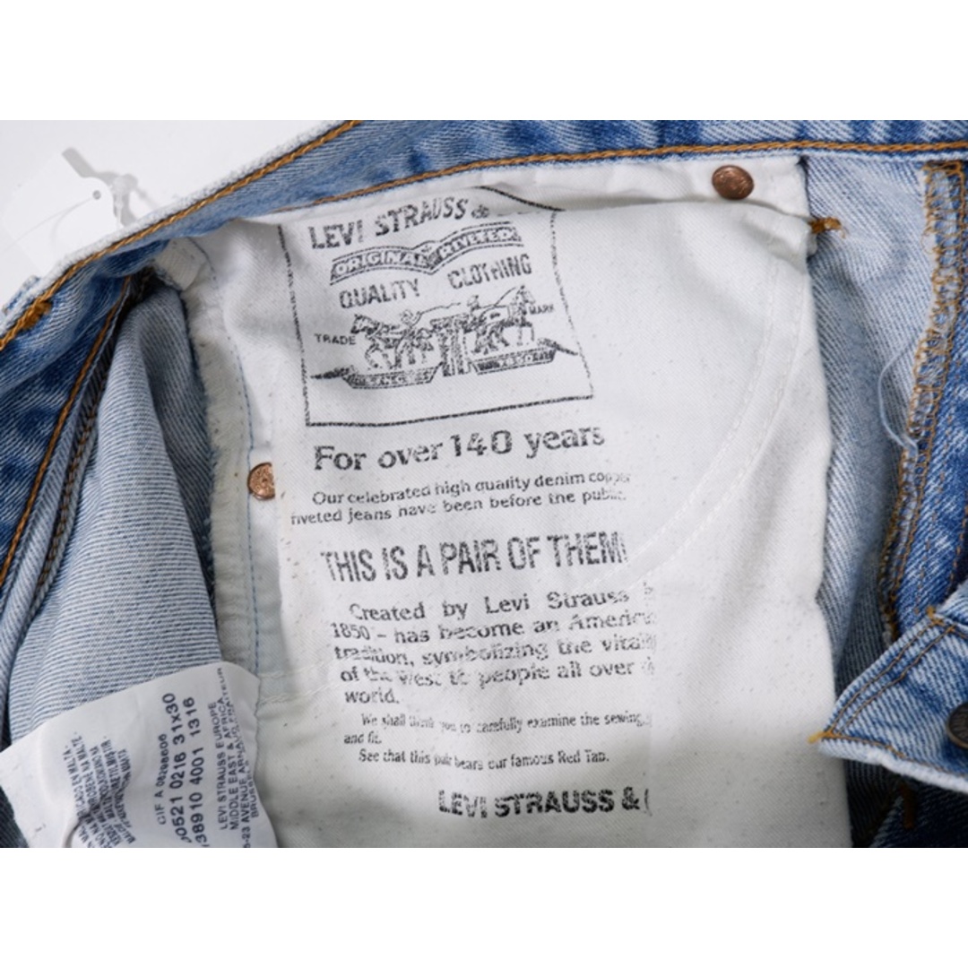 Levi's 521-02リーバイス ビンテージデニム ユーロ 501