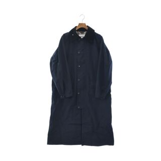 バーブァー(Barbour)のBarbour バブアー ステンカラーコート 36(S位) 紺 【古着】【中古】(ステンカラーコート)