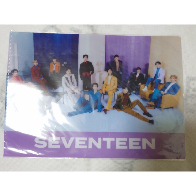 SEVENTEEN(セブンティーン)のSEVENTEEN トートバッグ 会報 クリアファイル セット エンタメ/ホビーのタレントグッズ(アイドルグッズ)の商品写真