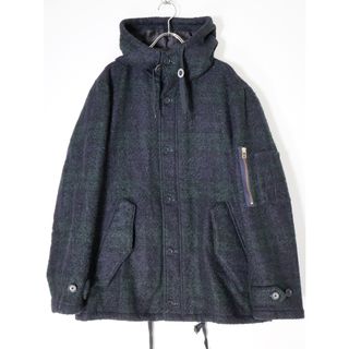 ポールスミス(Paul Smith)のPS PAUL SMITHポールスミス 縮絨ウール ミリタリーモッズパーカーコート【M】【MCTA70074】(その他)