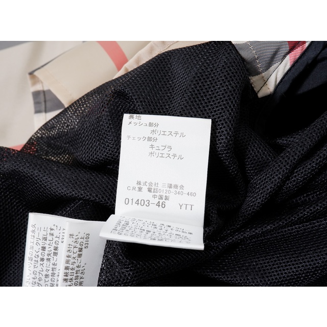 BURBERRY(バーバリー)のBURBERRY LONDONバーバリーロンドン 裏地チェック ポリナイロンスプリングトレンチコート【38】【LCTA70033】 レディースのジャケット/アウター(その他)の商品写真