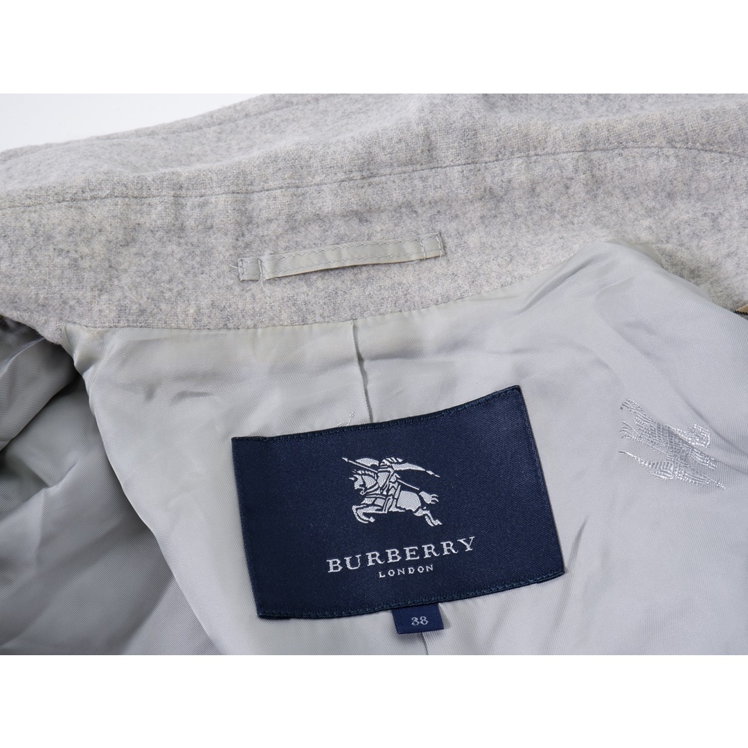 BURBERRY(バーバリー)のBURBERRY LONDONバーバリーロンドン イタリア製生地ウールメルトンPコート【38】【LCTA70353】 レディースのジャケット/アウター(その他)の商品写真