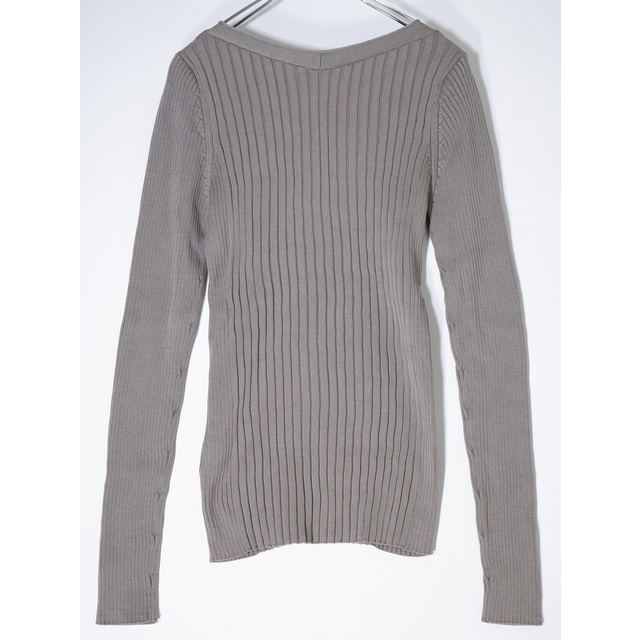 AP STUDIO(アパルトモンL'Appartement) 2018SS Silk/Cotton RIB シルクコットンリブニットプルオーバー【フリー】【LKNA70377】 AP STUDIO(アパルトモンL'Appartement) 2018SS Silk/Cotton RIB シルクコットンリブニットプルオーバー【フリー】【LKNA70377】