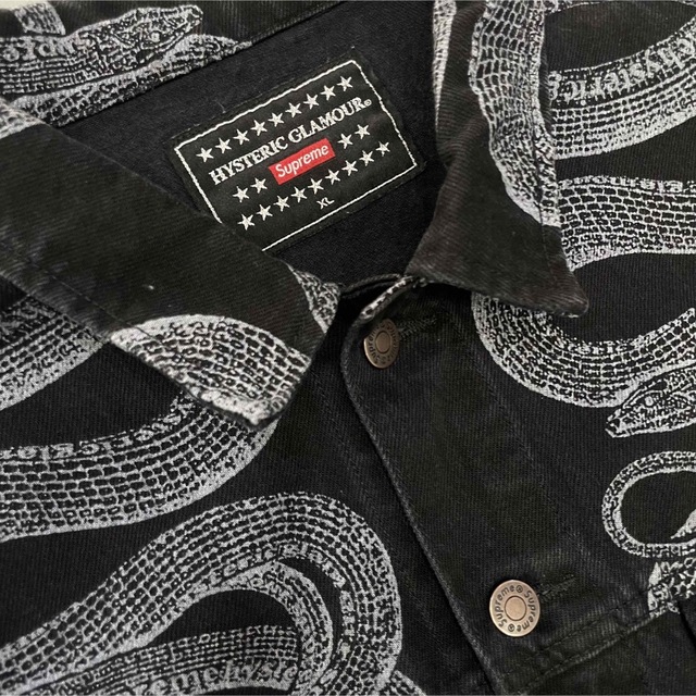 希少　Supreme/Hysteric Glamour Snake denim