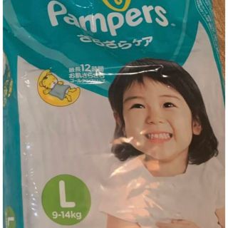 ピーアンドジー(P&G)のパンパース　テープ　Lサイズ　さらさらケア　お試し　６枚(ベビー紙おむつ)