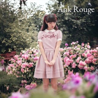 アンクルージュ(Ank Rouge)のアンクルージュ フリル リボン セットアップ風 ワンピース ピンク 量産型(ミニワンピース)