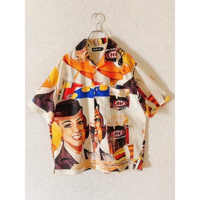 A&W x Chocolate Jesus aloha shirt【即完売品】-